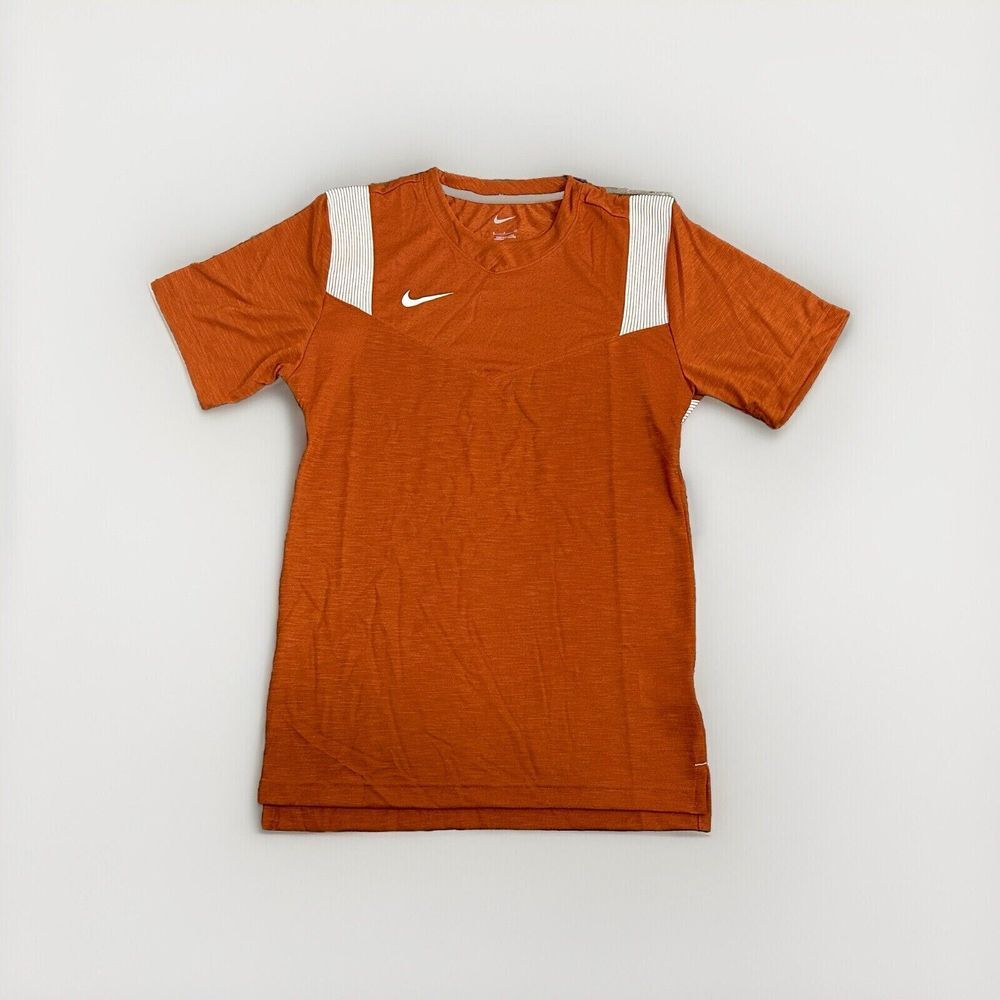 Nike Dri-Fit Football Top Shirt Orange/White Men's Size‎ Medium NEW DJ5133-802